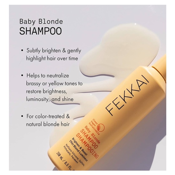 Fekkai Baby Blonde Shampoo 250mL/8.5 fl oz - Picture 2 of 7